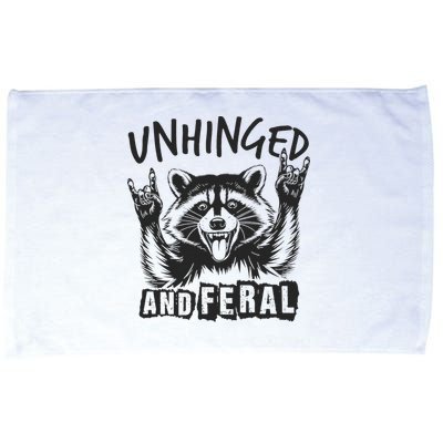 Unhinged and Feral Raccoon  Microfiber Hand Towel