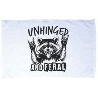 Unhinged and Feral Raccoon  Microfiber Hand Towel