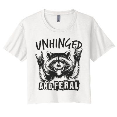 Unhinged and Feral Raccoon  Crop Top