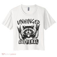 Unhinged and Feral Raccoon  Crop Top