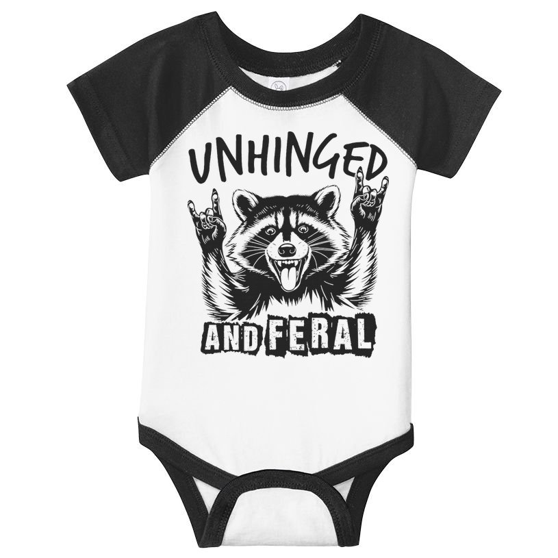 Unhinged and Feral Raccoon  Infant Baby Jersey Bodysuit