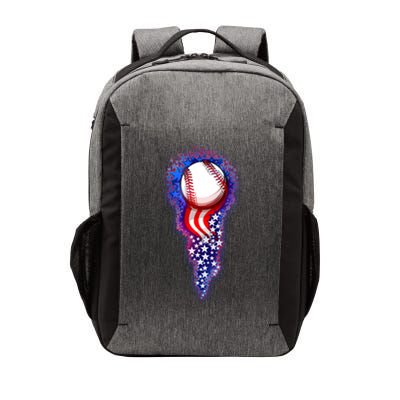 USA American Flag Baseball Star Comet Vector Backpack