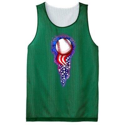 USA American Flag Baseball Star Comet Mesh Reversible Basketball Jersey Tank