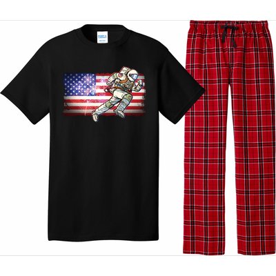 USA American Flag 4th Of July Fireworks Astronaut Pajama Set