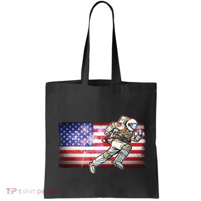 USA American Flag 4th Of July Fireworks Astronaut Bag