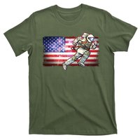 USA American Flag 4th Of July Fireworks Astronaut T-Shirt