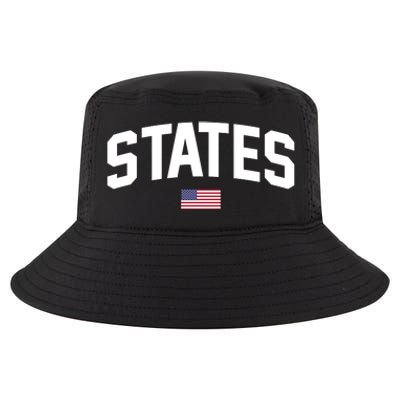 States United USA American Flag United States 4th Of July Cool Comfort Performance Bucket Hat