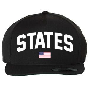 States United USA American Flag United States 4th Of July Wool Snapback Cap