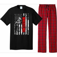 US American Flag Sports Patriotic Wrestling Pajama Set