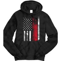 Us American Flag Semi Truck Driver 18 Wheeler Trucker Gift Tie Dye Hoodie