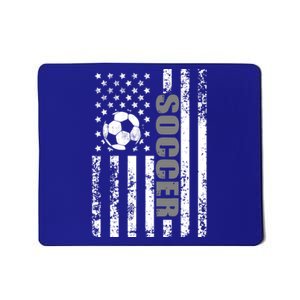 Us American Flag Soccer Patriotic Soccer Great Gift Mousepad