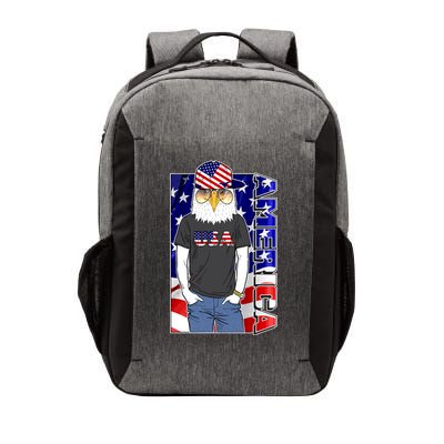 USA America Flag Hip Hop Eagle Vector Backpack