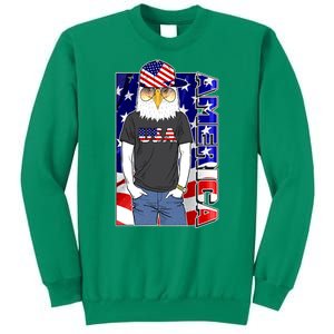 USA America Flag Hip Hop Eagle Sweatshirt