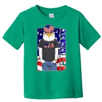 USA America Flag Hip Hop Eagle Toddler T-Shirt