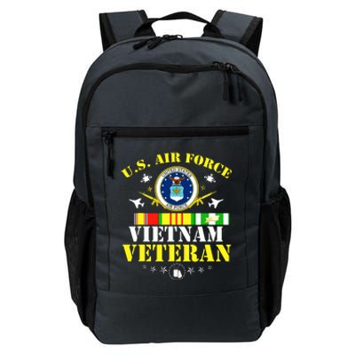 US Air Force Vietnam Veteran, USAF Veteran, USA Flag Gift Daily Commute Backpack