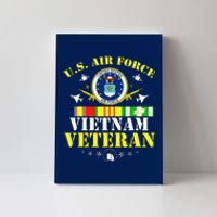 US Air Force Vietnam Veteran, USAF Veteran, USA Flag Gift Canvas