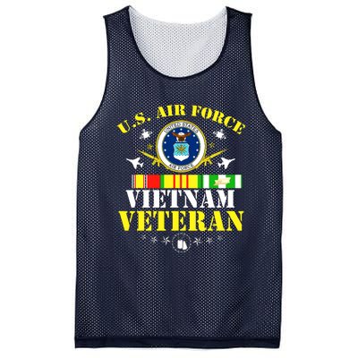 US Air Force Vietnam Veteran, USAF Veteran, USA Flag Gift Mesh Reversible Basketball Jersey Tank