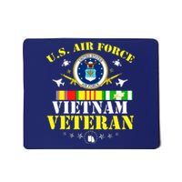 US Air Force Vietnam Veteran, USAF Veteran, USA Flag Gift Mousepad