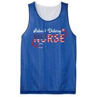 Usa American Flag Labor And Delivery Nurse Stethoscope L And D Gift Mesh Reversible Basketball Jersey Tank