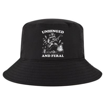 Unhinged And Feral Funny Raccoon Feral Summer Racoon Lover Cool Comfort Performance Bucket Hat