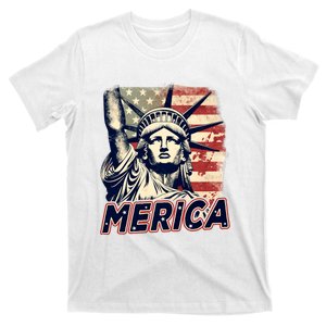 Usa American Flag Patriotic 4th Of July T-Shirt