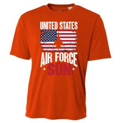 Us Air Force Veteran United Sates Air Force Son Cool Gift Cooling Performance Crew T-Shirt