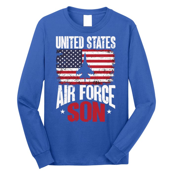 Us Air Force Veteran United Sates Air Force Son Cool Gift Long Sleeve Shirt