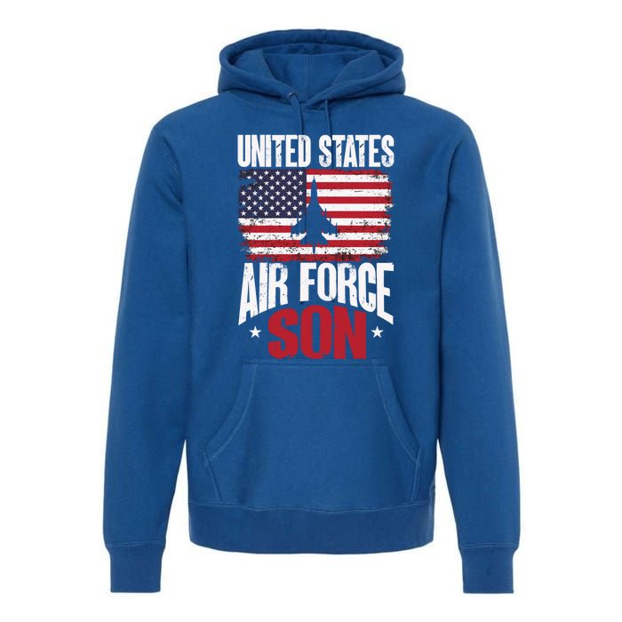 Us Air Force Veteran United Sates Air Force Son Cool Gift Premium Hoodie