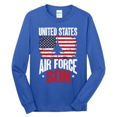 Us Air Force Veteran United Sates Air Force Son Cool Gift Tall Long Sleeve T-Shirt