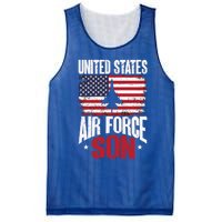 Us Air Force Veteran United Sates Air Force Son Cool Gift Mesh Reversible Basketball Jersey Tank