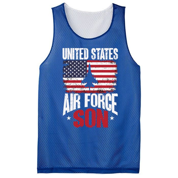 Us Air Force Veteran United Sates Air Force Son Cool Gift Mesh Reversible Basketball Jersey Tank