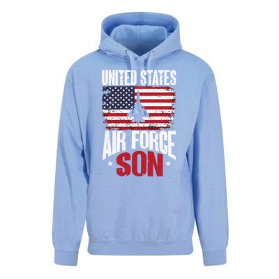 Us Air Force Veteran United Sates Air Force Son Cool Gift Unisex Surf Hoodie