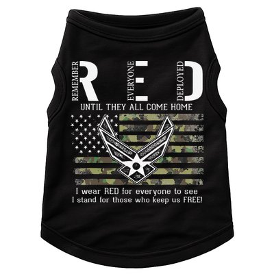 US Air Force Support RED Friday Remember Everyone Deployed Doggie Tank
