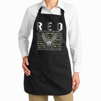 US Air Force Support RED Friday Remember Everyone Deployed Apron