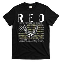 US Air Force Support RED Friday Remember Everyone Deployed T-Shirt