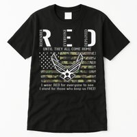 US Air Force Support RED Friday Remember Everyone Deployed Tall T-Shirt