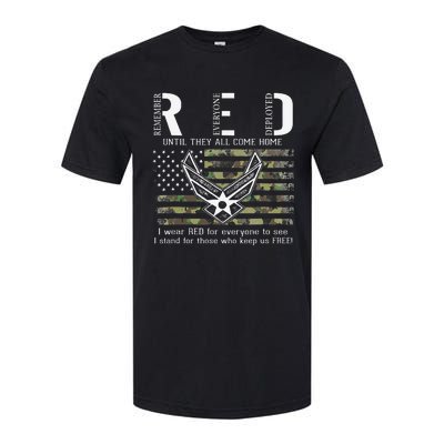 US Air Force Support RED Friday Remember Everyone Deployed Softstyle® CVC T-Shirt