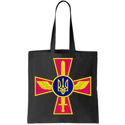 Ukrainian A.I.R Force Emblem Ukraine Armed Forces Uaf Tote Bag