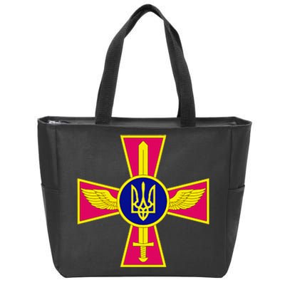 Ukrainian A.I.R Force Emblem Ukraine Armed Forces Uaf Zip Tote Bag