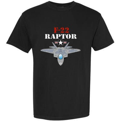 US Air Force Military Aviation F22 Raptor Proud Air Force Garment-Dyed Heavyweight T-Shirt