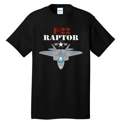 US Air Force Military Aviation F22 Raptor Proud Air Force Tall T-Shirt