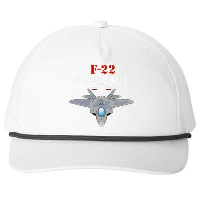 US Air Force Military Aviation F22 Raptor Proud Air Force Snapback Five-Panel Rope Hat