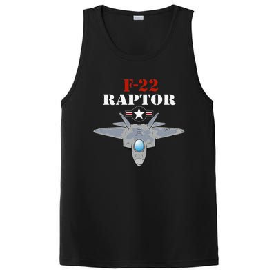 US Air Force Military Aviation F22 Raptor Proud Air Force PosiCharge Competitor Tank