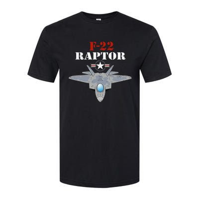 US Air Force Military Aviation F22 Raptor Proud Air Force Softstyle CVC T-Shirt