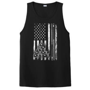 Usa American Flag Pool Player Sports Lover Billiard Game Gift Ideas For Fan PosiCharge Competitor Tank