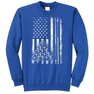 Usa American Flag Pool Player Sports Lover Billiard Game Gift Ideas For Fan Sweatshirt