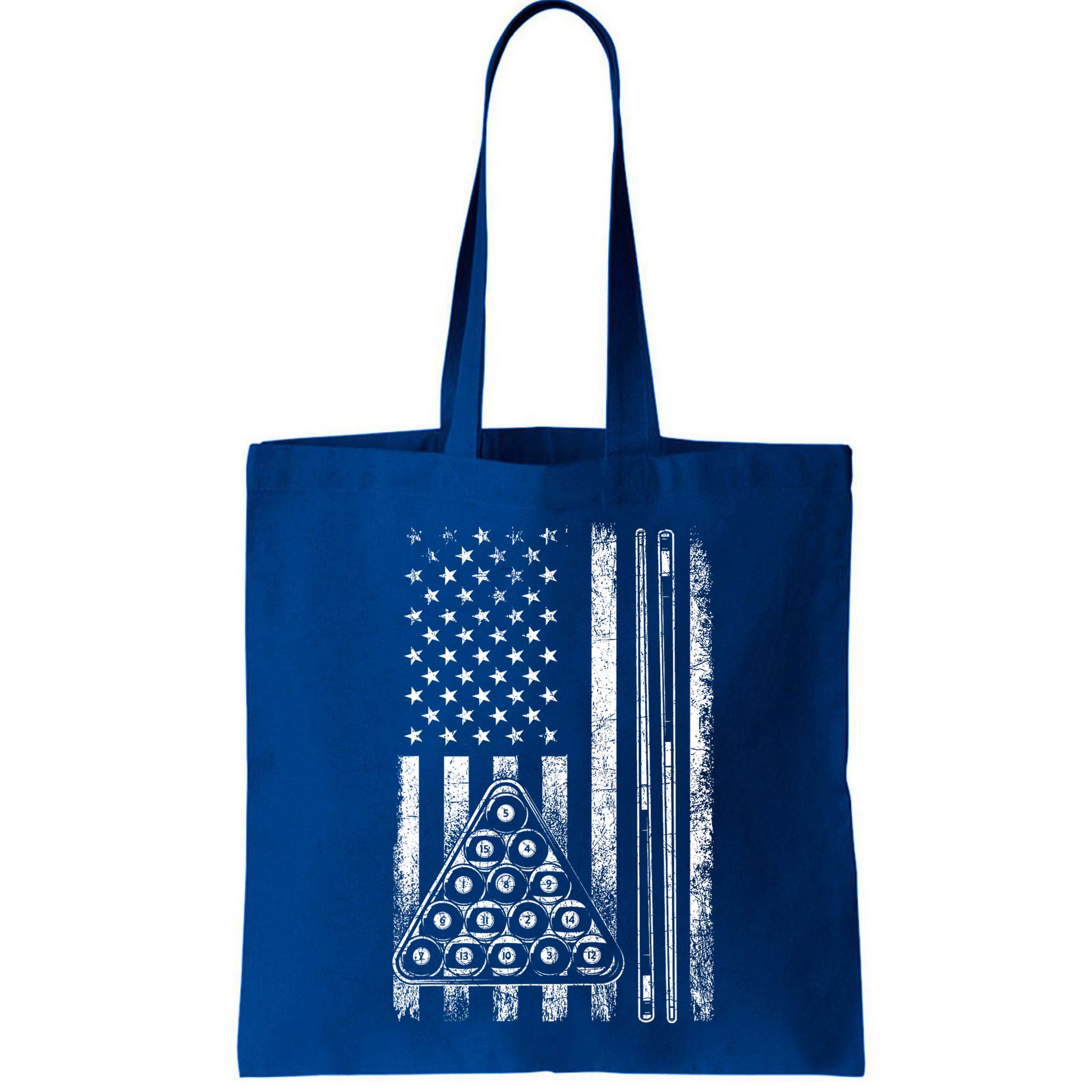 Usa American Flag Pool Player Sports Lover Billiard Game Gift Ideas For Fan Bag