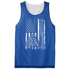 Usa American Flag Pool Player Sports Lover Billiard Game Gift Ideas For Fan Mesh Reversible Basketball Jersey Tank