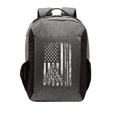 Usa American Flag Pool Player Sports Lover Billiard Game Gift Ideas For Fan Vector Backpack