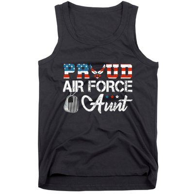 US Air Force Proud Aunt Proud Air Force Aunt Mothers Day Tank Top